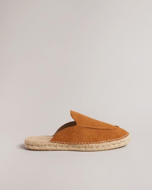 Espadrille Ted Baker Suede Mule Marron Homme | BQU-51474930